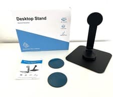 Image of Magnetic Tablet Stand Adjustable Boom Arm iPad iPhone Monitor up to 18” Black