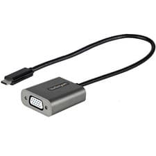 Image of StarTech USB C to VGA Adapter - 1080p USB Type-C to VGA Adapter Dongle - USB-...