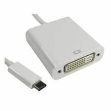 Image of 0.15M USB TYPE C TO DVI ADAPTOR CABLE (M-F)