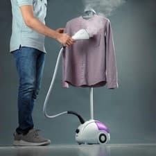 Image of GEEPAS 2000W Upright Vertical Garment Clothes Steamer 1.8L Tank 11 Stem Setting