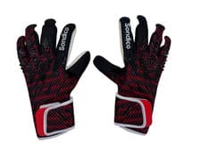 Image of Sondico Aero Lite Mens Goalkeeper Gloves Size 9, Black, Red, New