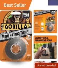 Image of 1.5m Gorilla Heavy Duty Mounting Tape - Weather Resistant for Indoor/Outdoor Use