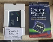 Image of Seiko ER1100 Oxford English SpellChecker Crossword Solver Calculator Games