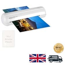 Image of Fast A4 Laminator – 30-Min Auto Shut-Off & Jam Release for Smooth Results