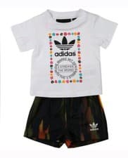 Image of Infant Baby Boys Girls Adidas Summer Set AJ9309