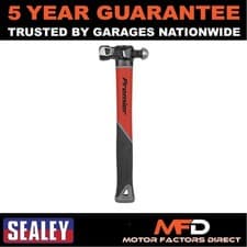 Image of Sealey Premier Ball Pein Hammer with Fibreglass Shaft 24oz BPHG24