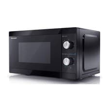 Image of Sharp YC-MS01U-B Black 20 Litre 800W Microwave With Defrost Settings