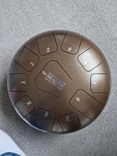 Image of steel tongue drum 11 1/2" 11 notes percussion instrument