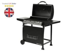 Image of George Foreman 4 Burner Outdoor Gas BBQ Barbecue Grill - Cooks for up to 20 Pple