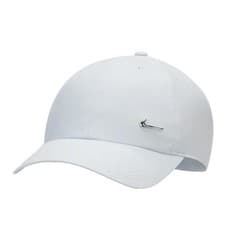 Image of Nike Adult Dri-FIT H86 Metal Swoosh Cap / White Silver / RRP £24