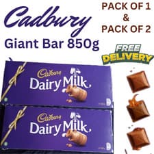 Image of Cadbury Dairy Milk Giant Chocolate Christmas Gift Bar 850g Extra Large Family