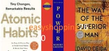 Image of (Concise Power + Atomic Habits + The way of the superior man ).. Set of 3 books