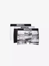 Image of Diesel Logo-Waistband Pack of Three Stretch-Cotton Boxers, Large (RRP £46)