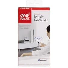 Image of ONE FOR ALL Wireless Bluetooth Music Receiver White SV1810. New and Sealed!
