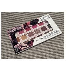 Image of Miss Rose Fashion 18-Color Eyeshadow Palette Glitter Matte Honey Brown Sugar