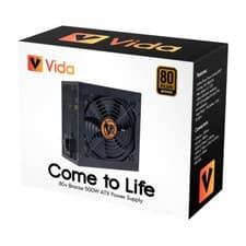 Image of Vida 750W, 650w, 500w Watts PSU ATX PC Power Supply Unit Quiet 120mm, NO UK PLUG