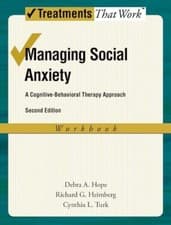 Image of Managing Social Anxiety, Workbook: A Cognitive-Behavioral Therapy Approach, Pap