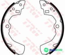 Image of TRW BRAKE SHOE SET GS8549 FOR DAIHATSU ROVER SUBARU SUZUKI