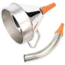 Image of Sealey Funnel Metal with Flexi Spout and Filter 200mm