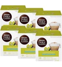 Image of Nescafe Dolce Gusto Skinny Cappuccino Coffee Pods - 96 Capsules - 48 Drinks