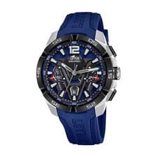 Image of Lotus L18944/1 Men's Vortex Blue Rubber Chronograph Watch