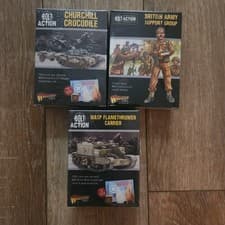 Image of Bolt Action British Churchill Crocodile,  Support, Wasp, Free shipping from U.S