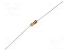 Image of 250mW Resistor: carbon film axial ±5% 1kΩ Ø2.4x6.3mm