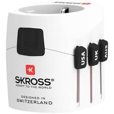 Image of Skross PRO Light Travel Adapter: Secure Use in 100+ Countries