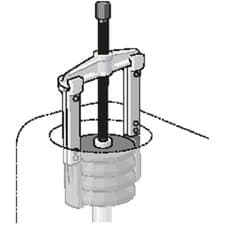 Image of Gedore 8001710 Puller kit With 6 hooks 130x100/200/250 mm