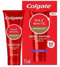 Image of Colgate Max White Expert + Anti Stain With Whitening Toothpaste 75 ml-S10
