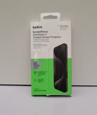 Image of Belkin ScreenForce UltraGlass 2 Treated iPhone 15 Pro Max Screen Protector,