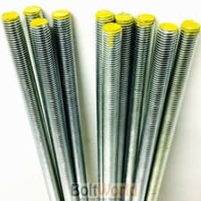 Image of 1M HIGH TENSILE FULLY THREADED METRIC BAR STUDDING ROD STUD STEEL ZINC GRADE 8.8