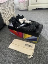 Image of Melissa Shoes With Bow Size 37 Black 