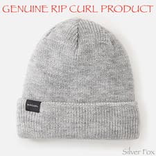 Image of RIP CURL IMPACT REG GREY BEANIE WINTER KNITTED SKI CAP HAT BRAND NEW WITH TAGS
