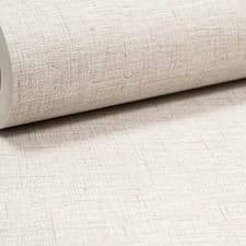 Image of Plain Grey Linen Effect Wallpaper Taupe Natural Fabric Effect Paste The Paper