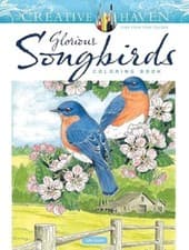 Image of Creative Haven Glorious Songbirds Coloring Book the New