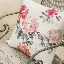 Image of Sanderson Rhodera Coral Cushion Cover By Interior Designer