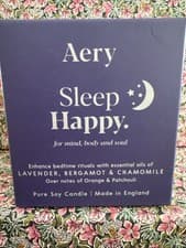 Image of BRAND New Aery ❤️Sleep Happy Scented Candle~ Lavender, Bergamot & Chamomile 155g