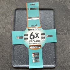 Image of Scoville Neverstick 35cm x 25cm Baking Tray Non Stick Oven Tray Graphite Grey