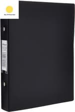 Image of A5 Ring Binder, Black, 25 Mm 2 O-Ring Diameter, Budget, 13428BK