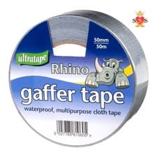 Image of Ultratape Rhino Silver Gaffer Duct Tape 50mm x 50m 1PCS