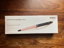 Image of BaByliss Rose-Quartz Conical Curling Wand - Used Once - Excellent Condition