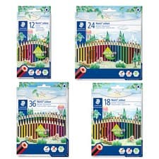 Image of Staedtler Noris Colour Pencils - Assorted School Colouring - Pack of 12 18 24 36