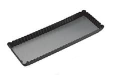 Image of KitchenCraft MasterClass Non-Stick Fluted Rectangular Flan/Quiche Tin 14"x5"x1"