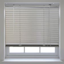 Image of New PVC Window Venetian Blinds Easy Fit Trimable Home Wood Effect Blind All Size
