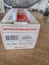 Image of Stainless Shim .10mm 150mm  X 1.25 Meters 