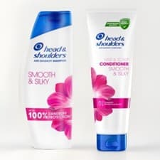 Image of Head & Shoulders Smooth And Silky Shampoo & Conditioner Set Anti Dandruff