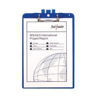 Image of Snopake Clipboard with Pen Holder A4 Blue 15886