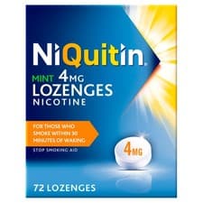 Image of Niquitin Mint Lozenge 4mg 72 Lozenges Stop Smoking Nicotine Replacement