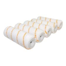 Image of GoodHome Medium Pile Woven polyester 9" Roller sleeve, Pack of 5